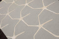 5' x8' Hand Tufted Hand Made 100% Wool Designer Modern & Contemporary  Oriental Area Rug Gray,Ivory Color