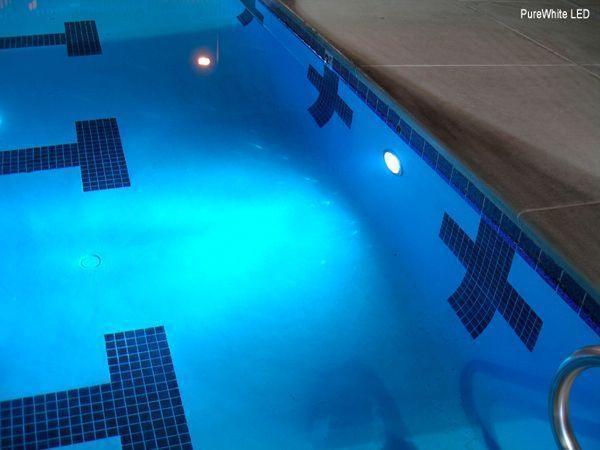 PoolTone™ Standard White LED Pool Light 12 or 120 Volt 15-150 Ft 300W Equivalent